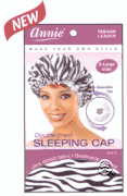 Annie X-Large Sleep Cap ZEBRA PATTERN
