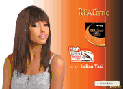 Beauty Element Bijoux Realistic Synthetic Hair Real Indian Yaki Weave 12"