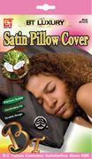 BT COCONUT Luxury SATIN PILLOW COVER BLACK
