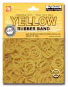 BT Rubber Band 250PC YELLOW