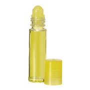 Empty Roll On Perfume Bottle YELLOW