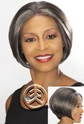 Foxy Silver Synthetic Lace Front Wig Edith