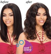 Janet Collection 100% Indian Remy Human Hair Body Weaving Wet & Wavy Weave 12"  16"