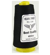 Jumbo Weaving Thread Black 400M
