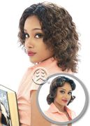 Model Model Dream Weaver 100% Human Hair Indian Retro Wave Weave 8"