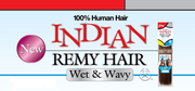Zury 100% Human Hair Indian Remy Hair Extension Wet & Wavy
