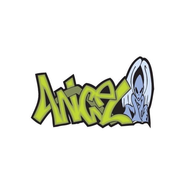 Angel Graffiti Sticker