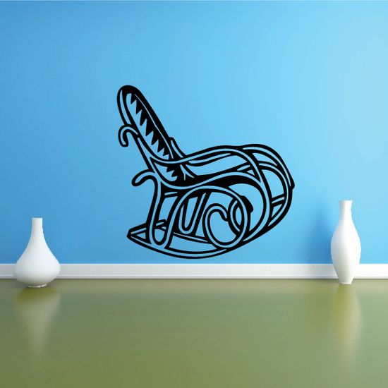 Antique Rocking Chair Decal