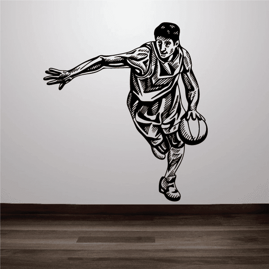 Basketball Wall Decal Vinyl Decal Car Decal CDS006