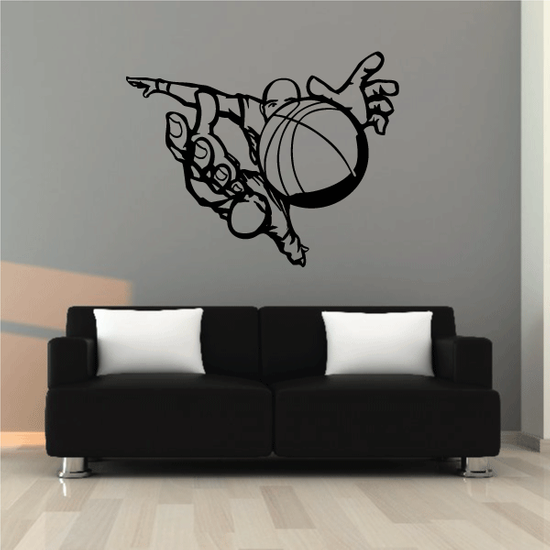 Basketball Wall Decal Vinyl Decal Car Decal CDS019