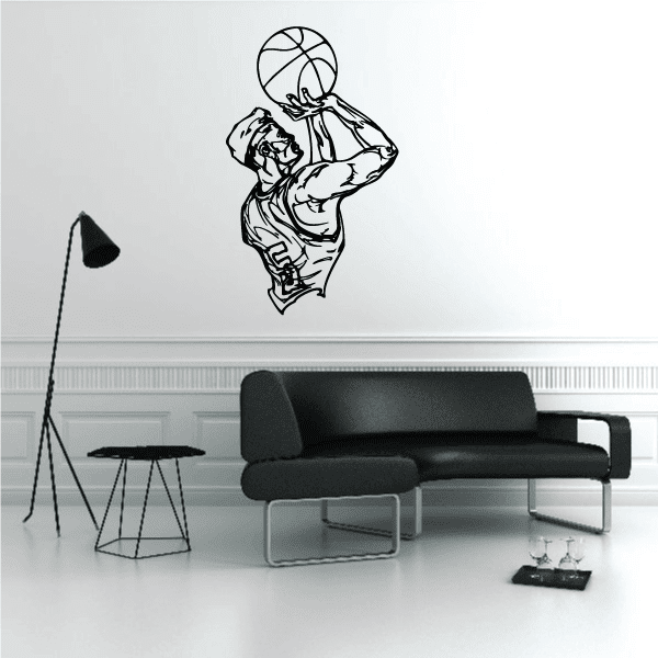 Basketball Wall Decal Vinyl Decal Car Decal CDS065