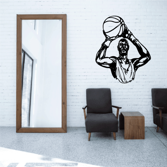 Basketball Wall Decal Vinyl Decal Car Decal CDS067