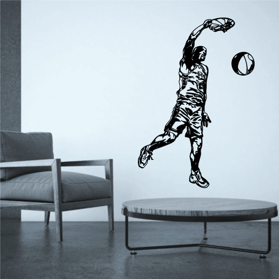 Basketball Wall Decal Vinyl Decal Car Decal CDS080