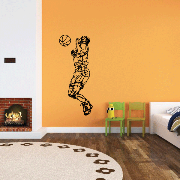Basketball Wall Decal Vinyl Decal Car Decal CDS085