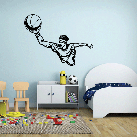Basketball Wall Decal Vinyl Decal Car Decal CDS178