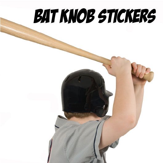 Custom Baseball Bat Knob Stickers Vinyl Disorder
