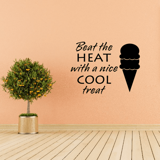 Beat the Heat with a nice cool treat Ice Cream Decal