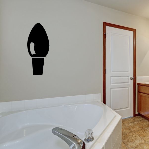 Ceramic Christmas Light Decal