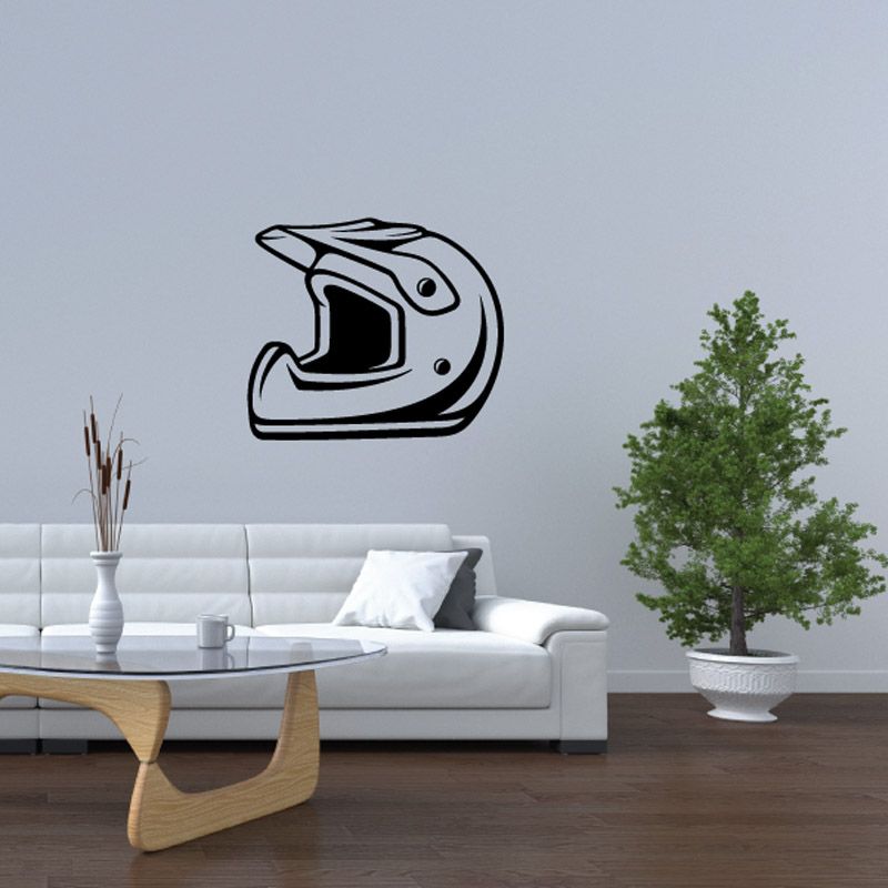 Dirt Bike Helmet Decal