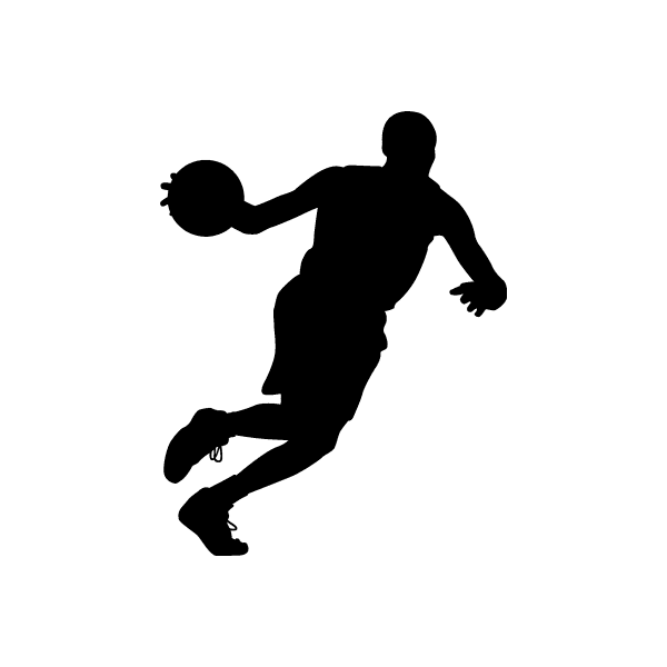 Driving To The Hoop Basketball Wall Decal Vinyl Decal Car Decal 009