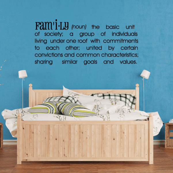 Family Definition Wall Decal