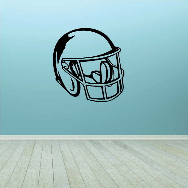 Football Helmet Wall Decal - Vinyl Decal - Car Decal - CDS043