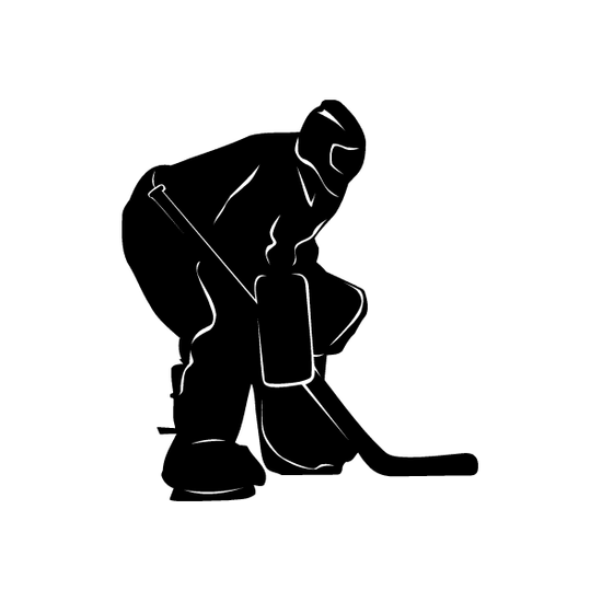 Goalie Netminder Hockey Wall Decal Vinyl Decal Car Decal MC003