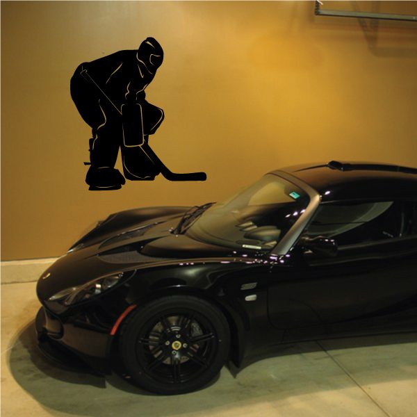 Goalie Netminder Hockey Wall Decal Vinyl Decal Car Decal MC003