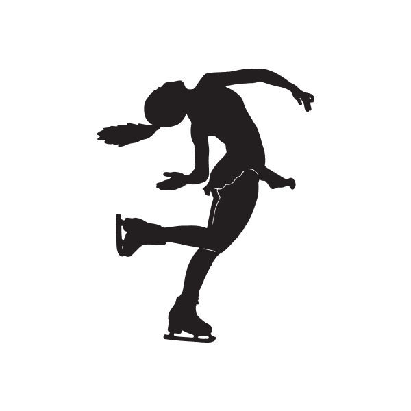 Ina Bauer Ice Skating Decal