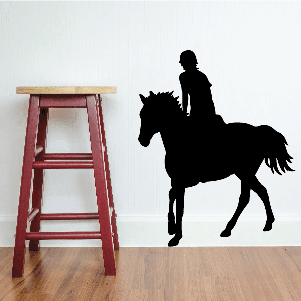 Jumping Horse Wall Decal Vinyl Decal Car Decal NS004
