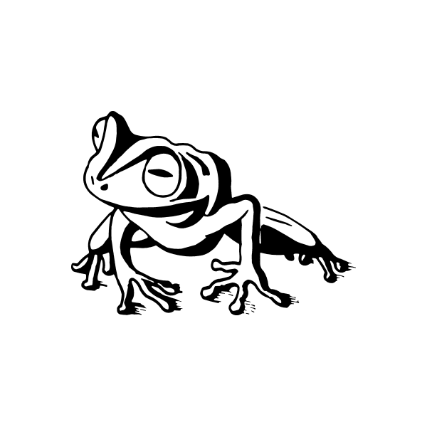 Observing Tree Frog Decal