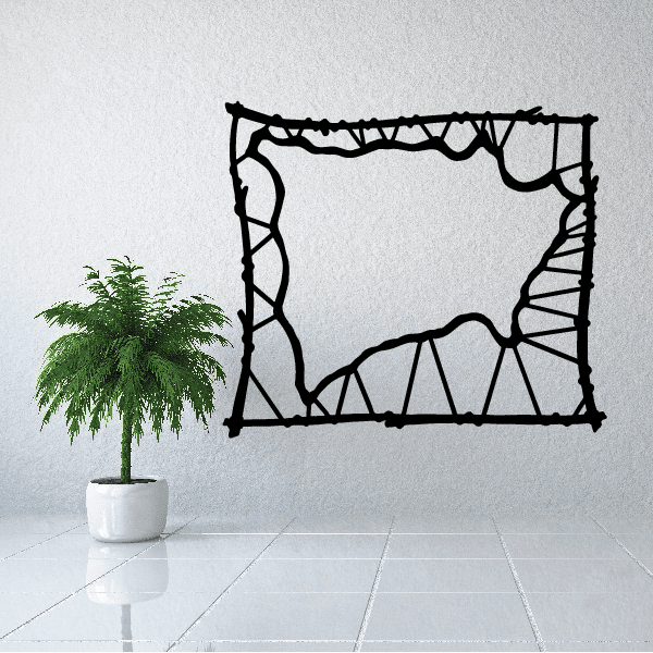 Painted Hide Wall Decal Vinyl Decal Car Decal NS002