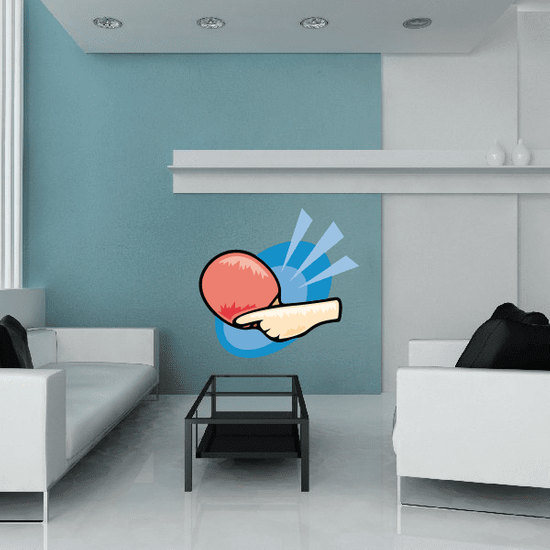 Ping Pong Wall Decal - Vinyl Sticker - Car Sticker - Die Cut Sticker ...
