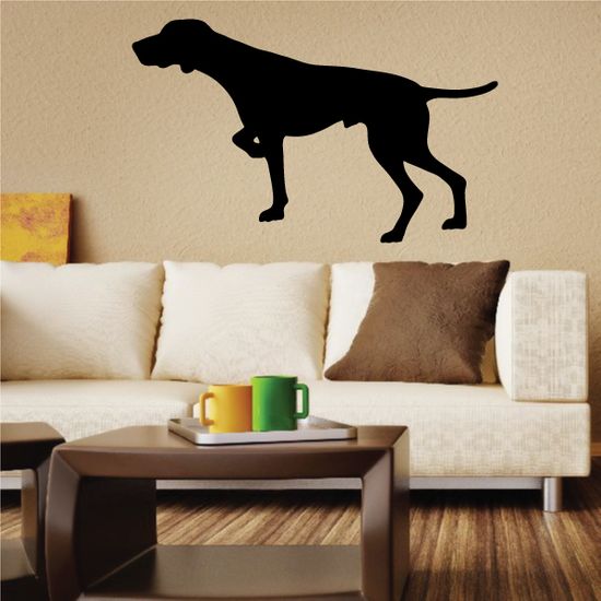 Pointing English Pointer Decal