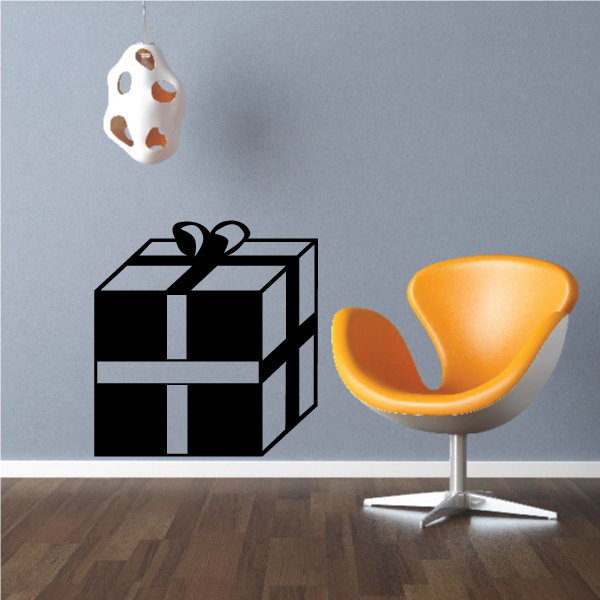 Present Wall Decal Vinyl Decal Car Decal Christmas Decal MC033