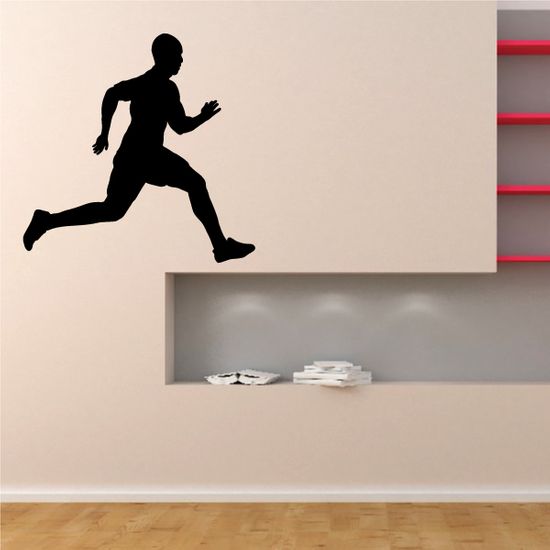 Running Male Runner Decal