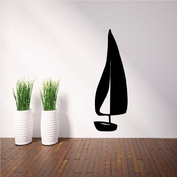 Sail Boat Wall Decal Vinyl Decal Car Decal 004
