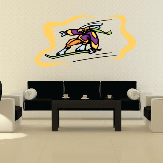 Snowboarding Wall Decal Vinyl Sticker Car Sticker Die Cut Sticker