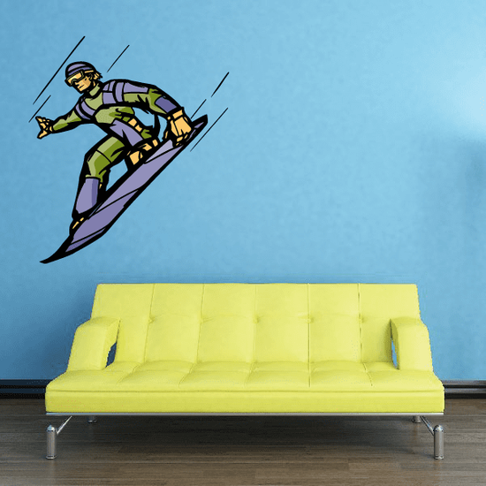 Snowboarding Wall Decal Vinyl Sticker Car Sticker Die Cut Sticker