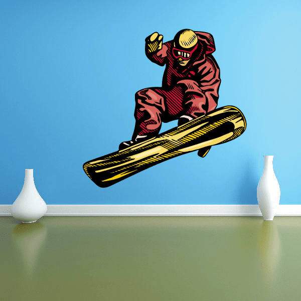 Snowboarding Wall Decal Vinyl Sticker Car Sticker Die Cut Sticker