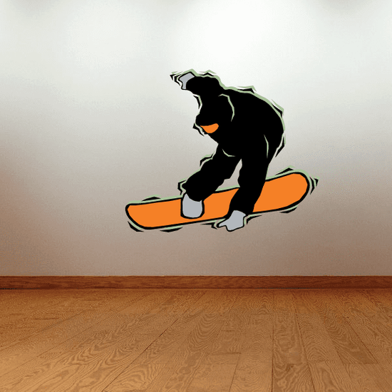 Snowboarding Wall Decal Vinyl Sticker Car Sticker Die Cut Sticker