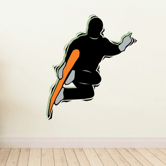 Snowboarding Wall Decal Vinyl Sticker Car Sticker Die Cut Sticker