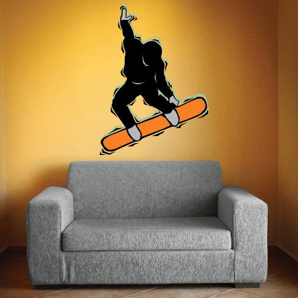 Snowboarding Wall Decal Vinyl Sticker Car Sticker Die Cut Sticker