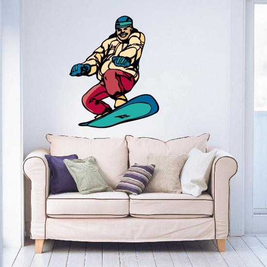 Snowboarding Wall Decal Vinyl Sticker Car Sticker Die Cut Sticker