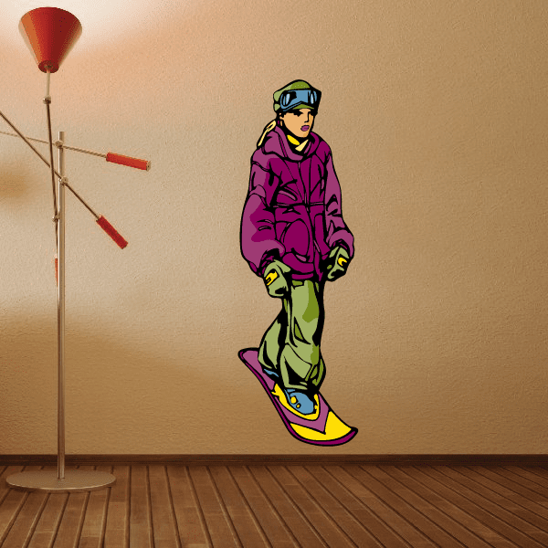 Snowboarding Wall Decal Vinyl Sticker Car Sticker Die Cut Sticker
