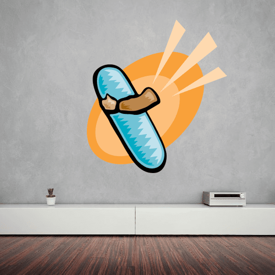 Snowboarding Wall Decal Vinyl Sticker Car Sticker Die Cut Sticker