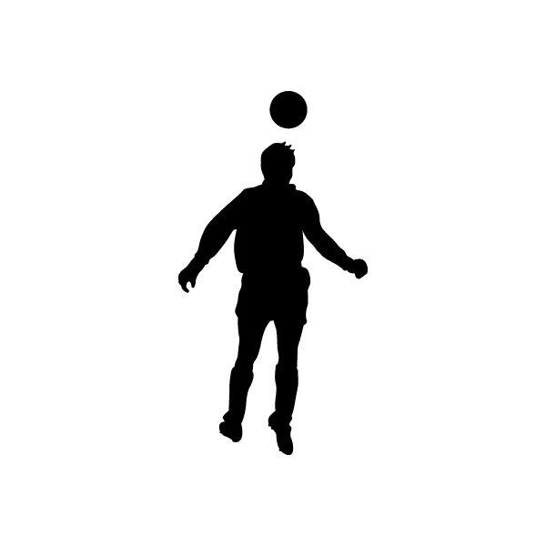 Soccer Player Header Decal