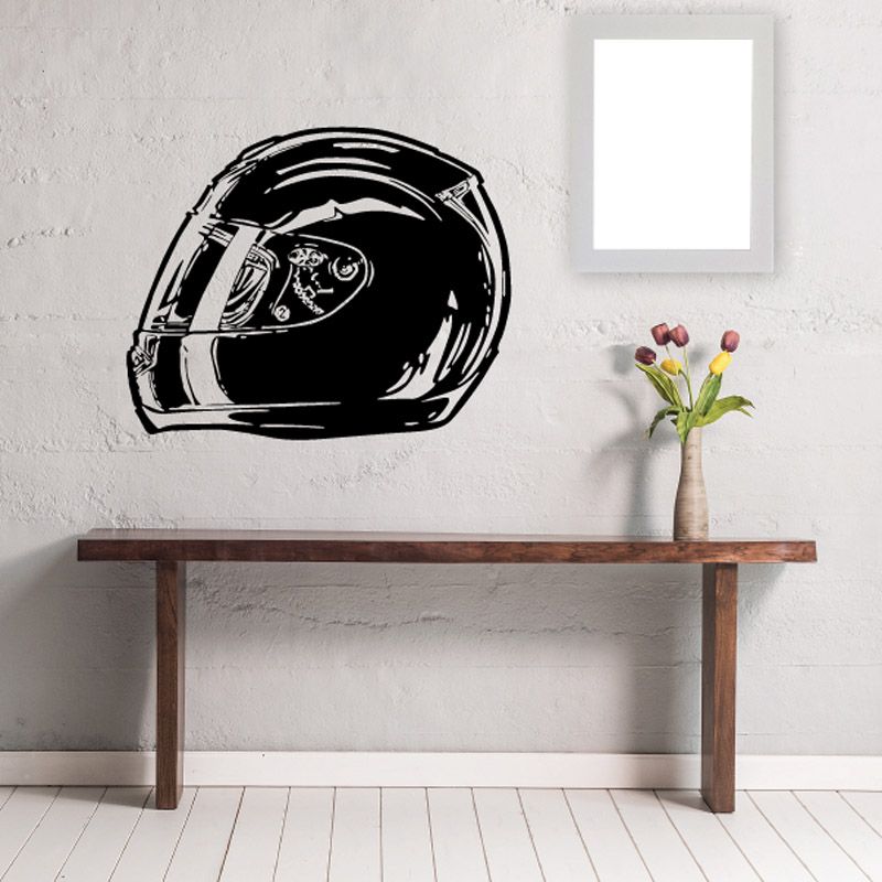 Street Bike Helmet Decal
