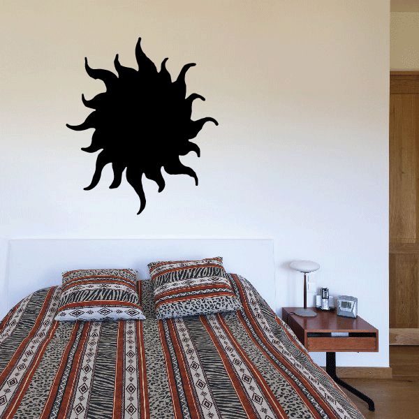Sun Wall Decal - Vinyl Decal - Car Decal - CF058