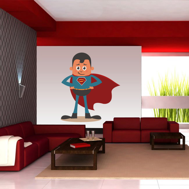 Superhero Cape Blowing in the Wind Sticker